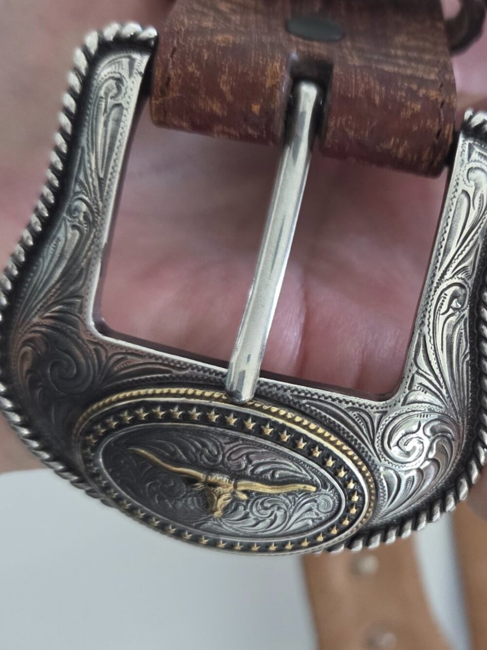 Tony Lama Western Belt 40 - Picture 2 of 7